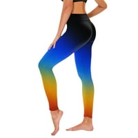 REWEnti ženski rastezanje Yoga tajica fitness trčanje teretana Sportska dužina Aktivne hlače Yoga pune dužine hlače multicolor 10