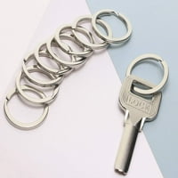 Okrugli ravni lančani prsten za ključeve METAL SPLIT PAG Oznaka za kućne ključeve za kućne ključeve,