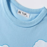 Vedolay Boys kratki rukav Ležerne prilike za dječake Majice Teen Cartoon kratki rukav majica Kids Novelty Tops Tee, Sky Blue 5- godina