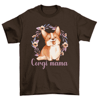Corgi mama slatka pasa mama poklon majica u unisexu
