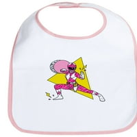Cafepress - Power Rangers Pink Ranger Defanzivni Stans - Slatka krpa Baby Bib, Toddler Bib