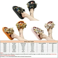 Avamo Žene Ležerne prilike za neklizajuće dekore Dame Dame Ugodne kuće cipele Cool Flat Heels