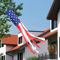 StinkinLove 4. srpnja ukrasi viseći američkim zastavama potpisuju trijem, američki američki zastava