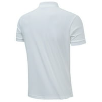 Penkiiy muški majica kratkih rukava rever, casual Slim Stret Sports Majica Top Top Majica Bluza Majice
