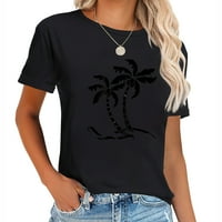 Back Tropical Palm Drveće Grafička plaža Summer Majica