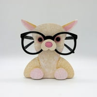 YCOLEW Creative Eyeglashes Holder Animal, FUN PET držač za naočale, Slatke ručno rađene drvene rezbare,