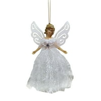 Božićna krila Angel Doll Viseći Xmas Ortends Privjesci ukrasi Kućni dekor za svečani ukras Dječji poklon