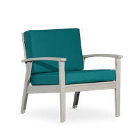 Akcentna stolica, tapacirana fotelja za slobodno vrijeme sa mekim sjedalima i naslonima za ruke, udobna stolica za čitanje za kućni balkon vrtni vrt i vrt, driftwood siva + tamno zelena