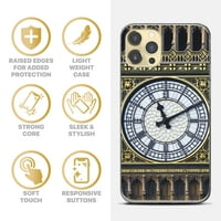 Case YardSe iPhone-12-PRO-MA Case Clear Mekani i fleksibilni TPU ultra niski profil Slim Fit tanki udarni