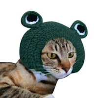 Papaba životinjski šešir, slatki ručno rađeni pas mačji šešir kap za životinjske glave ukras za kućne