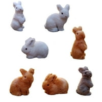 Simulacija zečje životinjske lutke Dječja plišana igračka zec statički životinjski model bijeli zečji