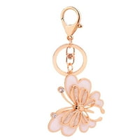 Pgeraug Key Bucple Rose Key Ključ i prikladne slatke djevojke za dame Gold Pokloni Ukras i visi desktop
