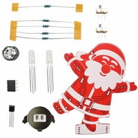 Santa Claus Christmas Christmas Dekoracija privjesak Muzički komplet LED elektronički setovi