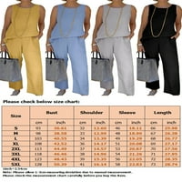 Prednjeg swwalk dame široke noge Dvije odjeće Ljeto crtež casual pidžama ženske torbice joggers loungwewer