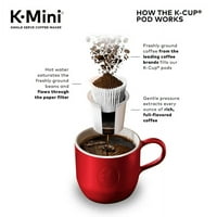 Keurig K-Mini Single Servis K-Cup pod aparatom za kafu