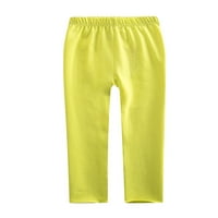 Colisha ležerne pantalone za plejenje za djevojke meke elastične strugove za hlače obične mršave gamaše