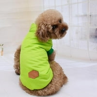 Wisremt Winter Pet Coat odjeća za pse Topli pas za male pse Big pas sa psećim zimskom odjećom za Chihuahua Teddy Dog Purple XL