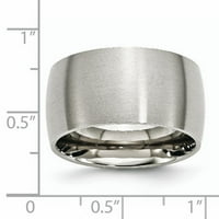 Nehrđajući čelik čelična polukružna venčana prstena Veličina 12. Man Classic Dovodio modni nakit za