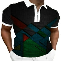 NIUER MUŠKI ATLETIC LEAL CACT T majice Muške zastave Bluza 3D digitalna štampa na plaži Kratki rukav Polo majica