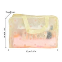 Torba za šminku Ženska Daisy torbica Organizator Travel Kozmetička torba Prozirni vodootporni PVC toaletni