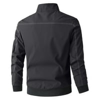 Pimfylm jakna s kapuljačom modna crna 2xl