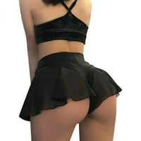 Thengs za žene visoke struke ružne gaćice Mini nabrajane fitnesske hlače suknje