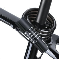 Biciklizam kabl za zaključavanje visoke znamenke Resetirana kombinirana brava - zavojna kablovska brava za motocikl ebike