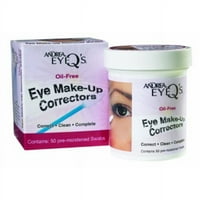 Andrea Eyeq-ovi korektori za oči ulja bez ulja unaprijed navlažene briseve, brojanje