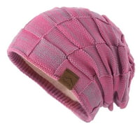 Šeširi za žene Solidna boja Zimska miješana pletena toplo moda Pulover toplo headwear cosy elegantne