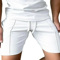 Avamo Muškarci Leisure Plain Mini pantalone Elastična struka Havajska kratke hlače Muške rublje od pune