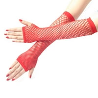 Žene tople rukavice Dame Girls Besply visoke rukavice Neonske rukavice od čipke