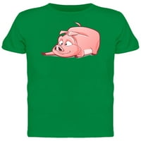 Razigrani svinjski crtani majica Muškarci -Mage by Shutterstock, muško mali