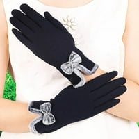 Radne zimske rukavice za žene, mekani krzno pleteno hladno vrijeme Vintage rukavice za žene Zimske narančaste