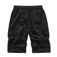Jmntiy muški dukseci ljeti na otvorenom casual kombinezons plus veličine ima džepove crtež sportske kratke hlače
