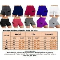 Avamo Žene Yoga Stretch Shorts Pant Pocket Summer Jogger Teretana Thats Hots Lady Bicling Gym Biker