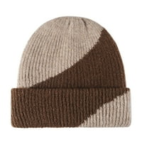Custom Traper Hat Winter Leisure Toplo tapacirana vanjska topla tapacirana boja Kontrast vunene šeširi