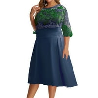 Planinarska haljina za žene Dame stilski haljina Halter šuplje haljina čipkaste veze sa vezenim tijelom