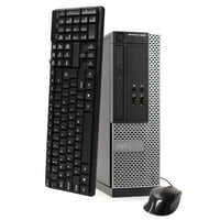 Optiple Desktop Computer PC, Intel Quad-Core i5, 120GB SSD, 8GB DDR RAM, Windows Pro, DVD, WiFi, USB