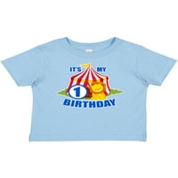 Inktastic je moj rođendanski cirkuski šator sa lavom godinom dar dječaka baby ili majica za bebe