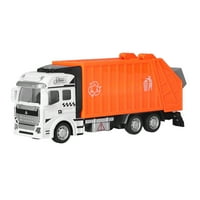 Igračka za smeće, trenje, nacrtni povučeni povučeni za dostavu kamiona igračka 1: uglovi skale fina proizvodnja za igranje narandžaste boje