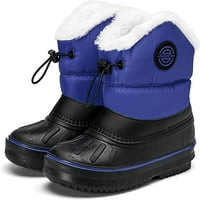 Nosilice tople čizme za dječake Toddler dječake kliznite na pamučne čizme za snijeg lagane vanjske cipele