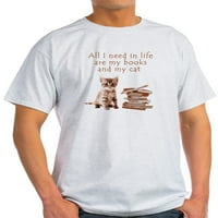 Cafepress - Mačke i knjige Majica - Lagana majica - CP