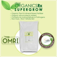 Službeni organski prašak za gnojivo za organski super, za vrtiljke za biljke, 20LB kesa