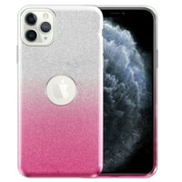 Ružičasti gradijentski sjaj, blistav Bling TPU poklopac za Apple iPhone Pro ma 6,5 ​​ , ružičasti gradijent
