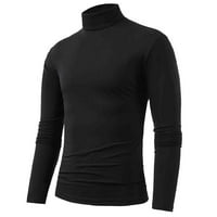 -Hirts mužjak zima topli visoko ovratnik modni termički donji rub MUŠKI Osnovni obični majica bluza pulover dugih rukava vrh