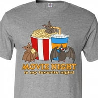Inktastična filmska noć su moji omiljeni noćni miševi sa kokicom i soda majicom