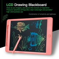Htovila punjivi LCD pisaći tablet za rukovanje crtanjem tableta šareno ekranu sa dugmetom za zaključavanje Stylus za decu za decu za decu za dečije igračke za dečko i devojke