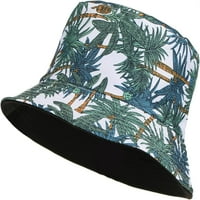 Cocopeants Ljetne kašike kape za žene Modni grafiti zavijanje na plaži Ribarstveni šešir muškarci na