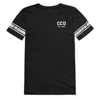 Republika 534-116-blk- coamola carolina univerzitetska žena vježba majica, crno-bijela - mala