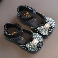 Cipele za dijete Dječje cipele cipele s ravnim donjem princezu sa dijamantskim cipelama za performanse
